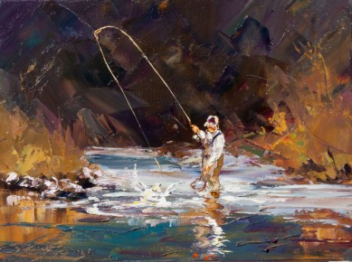 Atrapada 30cm x 40cm
