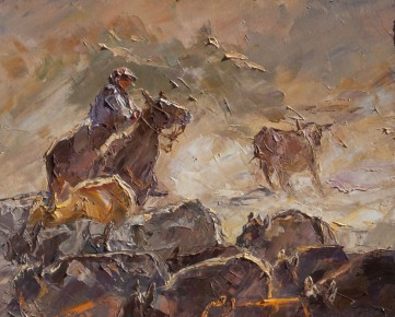 La escapada 40cm x 50cm