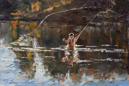 Pescador 40cm x 60cm