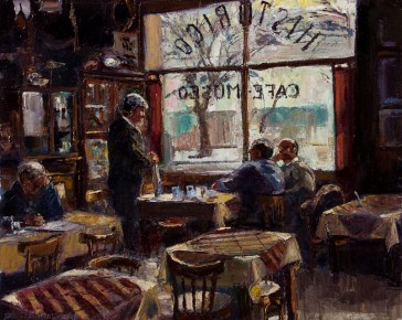 Charlas en el bar 40cm x 50cm