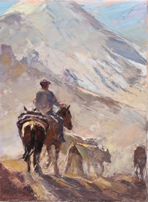 Hacia la cumbre 40cm x 30cm